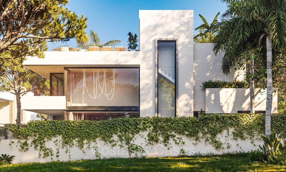 Modernas villas de nueva construcción en venta a pocos metros de la playa al este de Marbella centro 72685