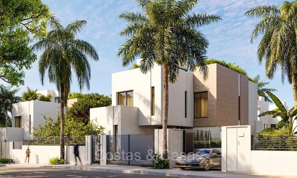 Modernas villas de nueva construcción en venta a pocos metros de la playa al este de Marbella centro 72686