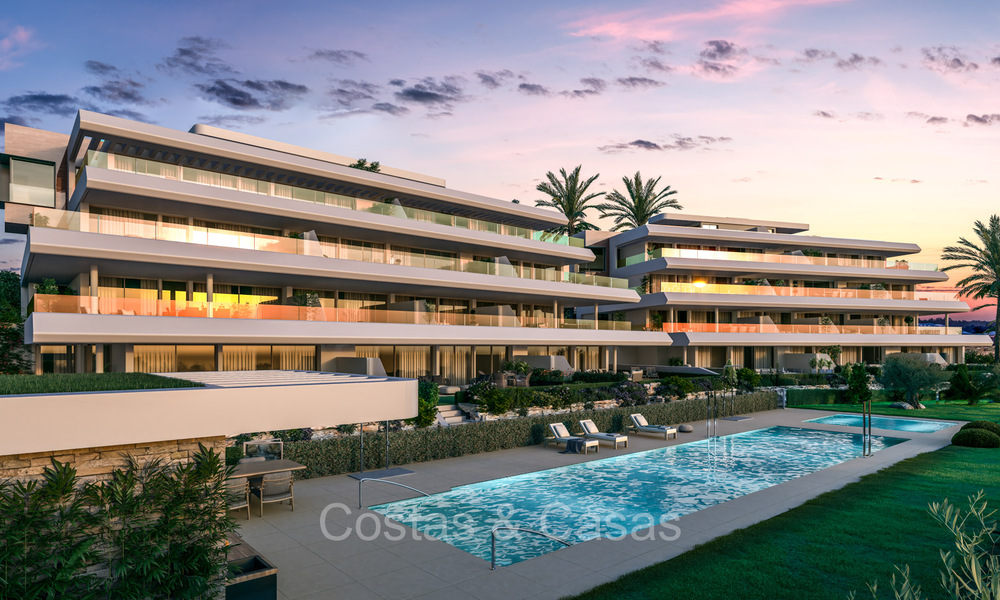 Apartamentos de nueva construcción energéticamente eficientes en venta a poca distancia de la playa en el oeste de Estepona 72753