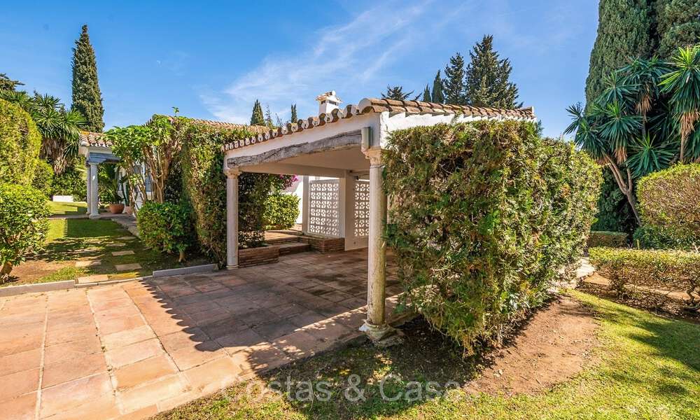 Encantadora villa de lujo de una sola planta en venta en una zona prestigiosa, Este de Marbella 73002