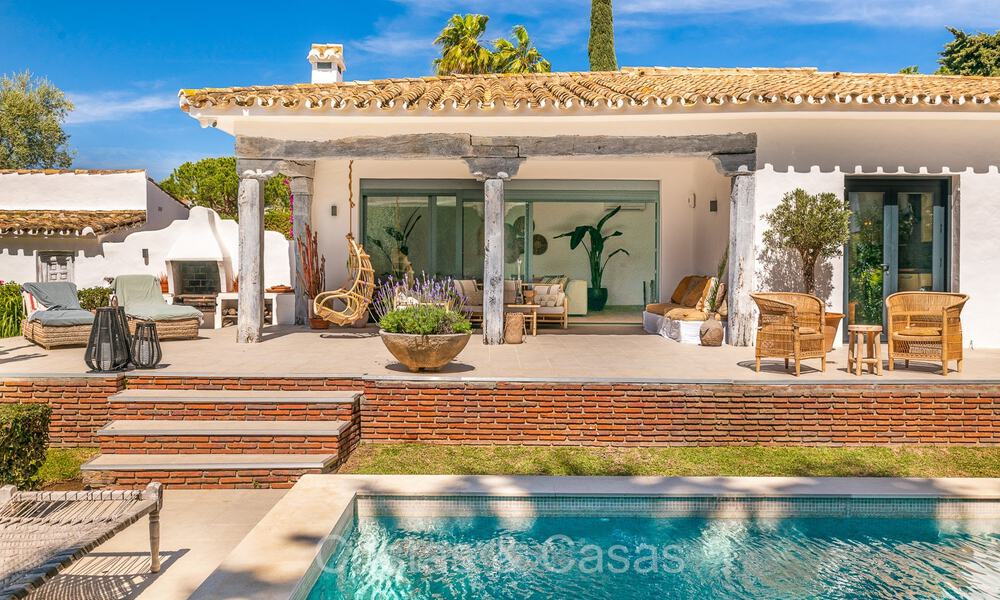 Encantadora villa de lujo de una sola planta en venta en una zona prestigiosa, Este de Marbella 73043