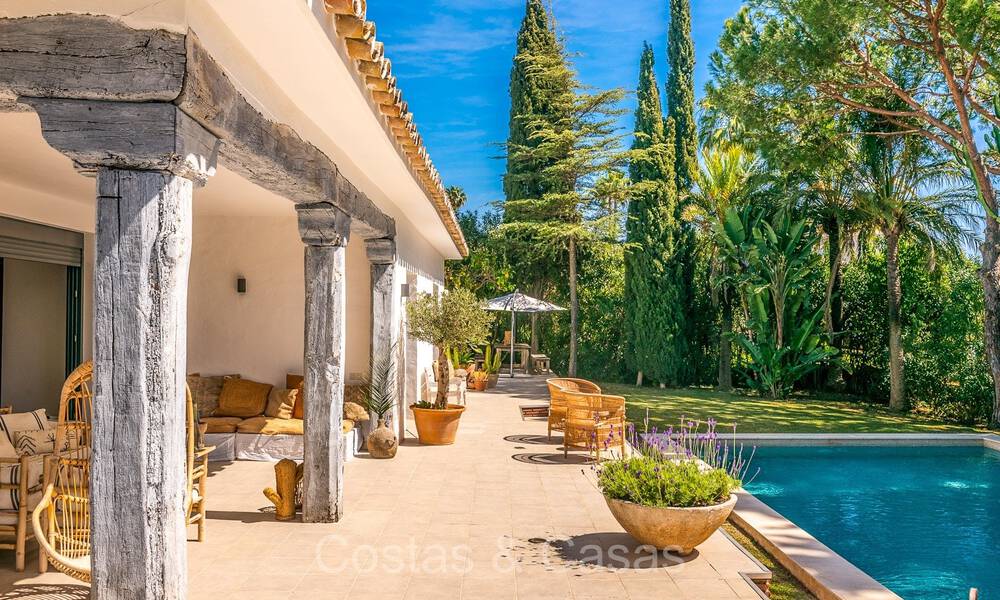 Encantadora villa de lujo de una sola planta en venta en una zona prestigiosa, Este de Marbella 73046