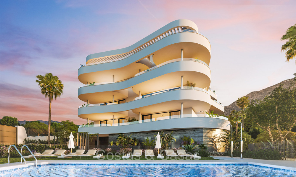 Apartamentos nuevos listos para entrar a vivir con vistas al mar en venta en un complejo moderno - Fuengirola, Costa del Sol 73058