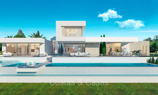 Sofisticada villa de lujo sobre plano en venta, en el exclusivo 5* Los Flamingos Golf Resort en la Nueva Milla de Oro, Marbella - Benahavis 73329 