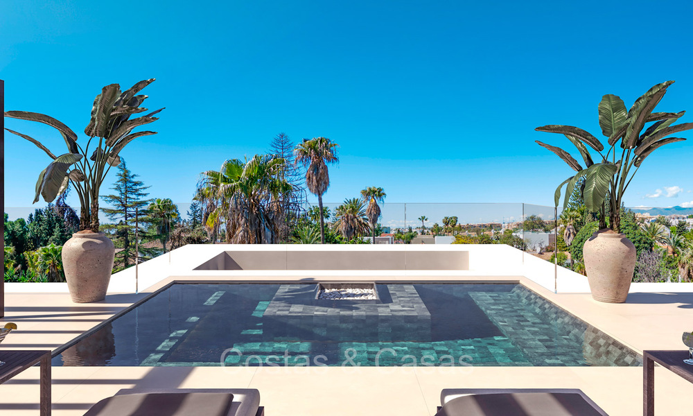 Nuevo en el mercado. 7 nuevas villas boutique en venta, a poca distancia de Puerto Banús y la playa de San Pedro, Marbella 73505