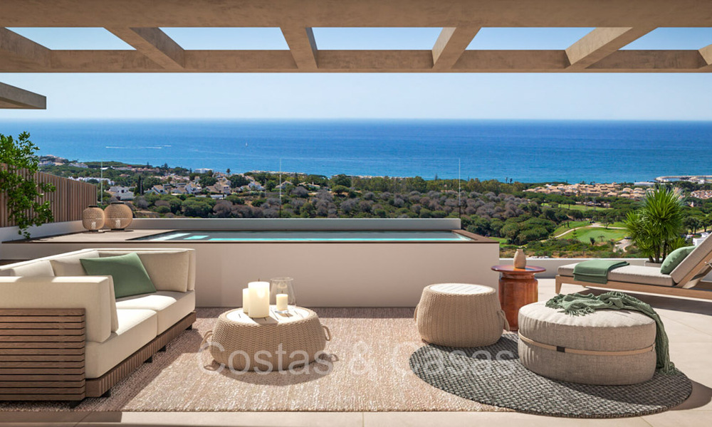 Sofisticados apartamentos de nueva construcción con vistas panorámicas al mar en venta en Cabopino, Marbella 73546