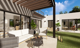 Villa modernista de nueva construcción en venta en una zona de golf cerca del centro de Estepona 74194 