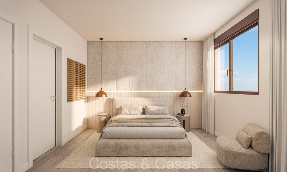 ¡Nuevo en el mercado! Casas adosadas en venta, a un paso de los campos de golf en Mijas Costa, Costa del Sol 74260