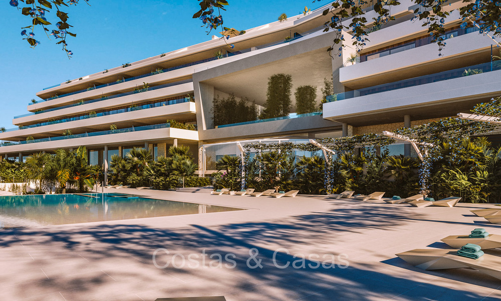 Nuevo en el mercado. Elegantes apartamentos con espectaculares vistas al mar en venta en un resort de lujo en Fuengirola, Costa del Sol 74367