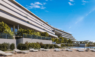 Nuevo en el mercado. Elegantes apartamentos con espectaculares vistas al mar en venta en un resort de lujo en Fuengirola, Costa del Sol 74368 