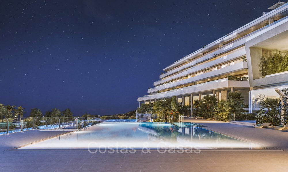 Nuevo en el mercado. Elegantes apartamentos con espectaculares vistas al mar en venta en un resort de lujo en Fuengirola, Costa del Sol 74369