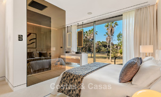 Casa de lujo lista para entrar a vivir en un innovador y lujoso complejo con vistas al mar, ubicada en la Milla de Oro de Marbella 74523 