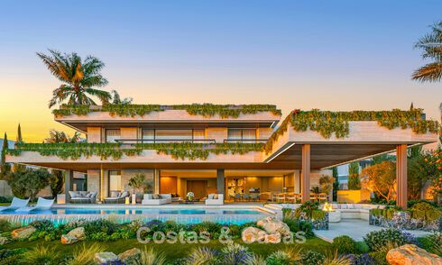 Impresionantes villas de nueva construcción en venta con vistas al mar, golf y montaña en Benahavis - Marbella 74845