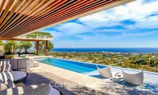 Impresionantes villas de nueva construcción en venta con vistas al mar, golf y montaña en Benahavis - Marbella 74851 