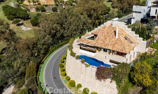 Obra maestra arquitectónica en venta con impresionantes vistas al mar en La Quinta, Benahavis - Marbella 774035 