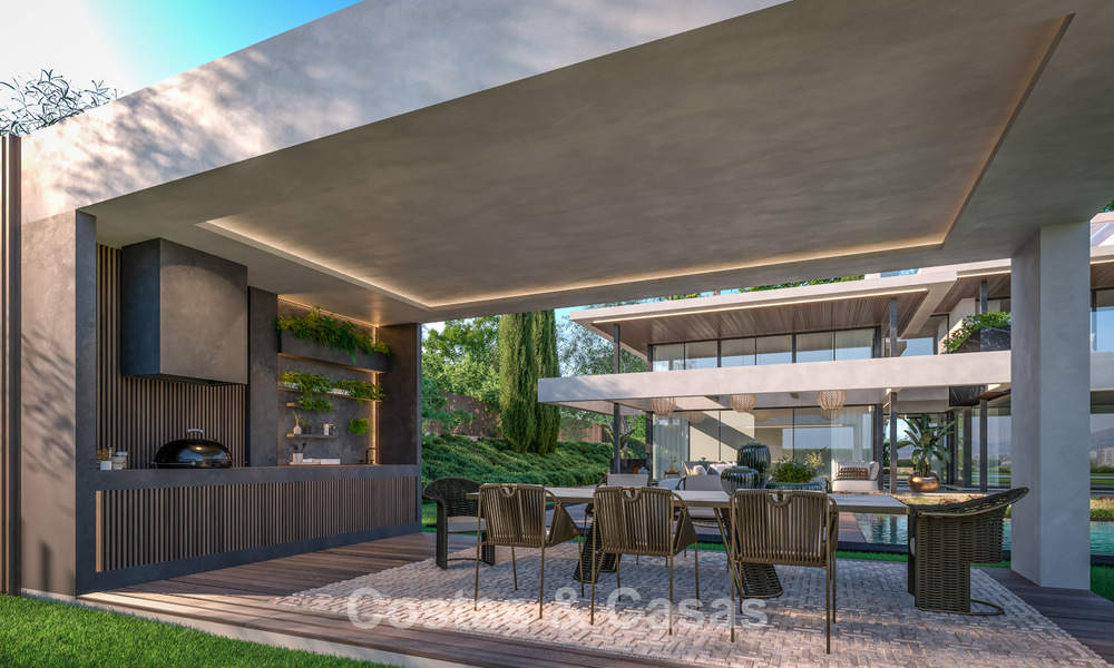 Magnífica villa de diseño en venta en una comunidad segura junto a la playa de Sotogrande, Costa del Sol 773815