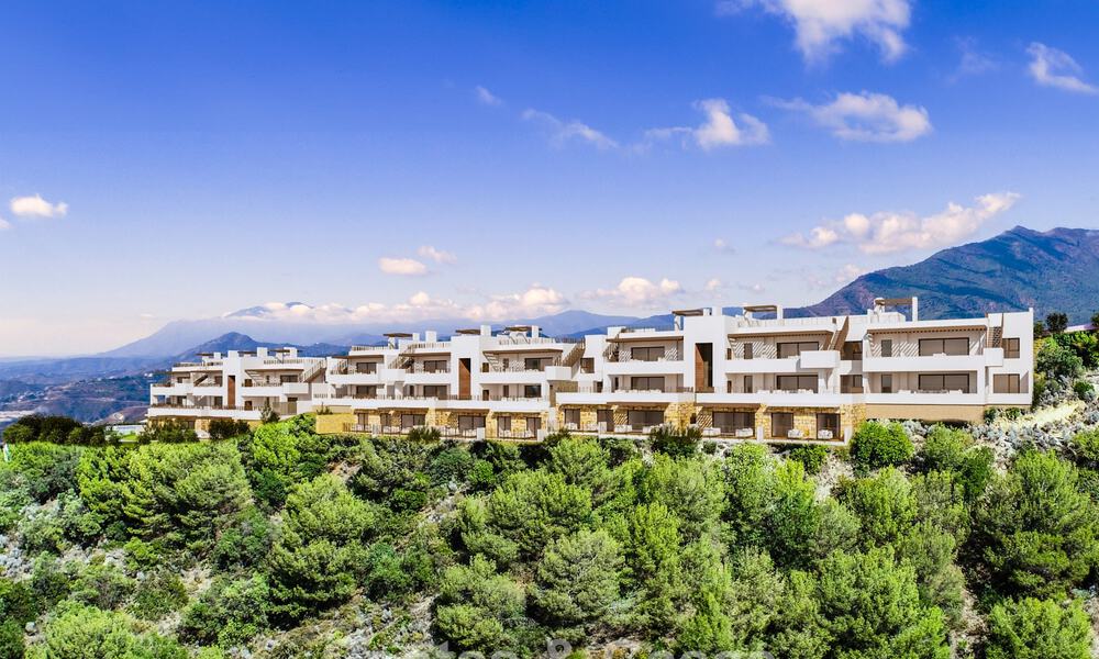 Apartamentos de lujo listos para entrar a vivir con un concepto sostenible en venta en Istán, cerca de Marbella en la Costa del Sol 773849