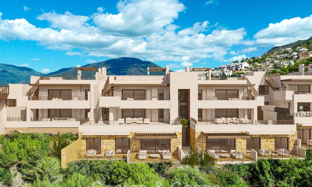 Apartamentos de lujo listos para entrar a vivir con un concepto sostenible en venta en Istán, cerca de Marbella en la Costa del Sol 773851