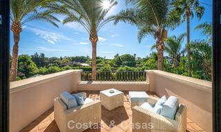 Impresionante villa de lujo en venta en una prestigiosa urbanización a poca distancia de la playa en Guadalmina Baja, Marbella 773975 