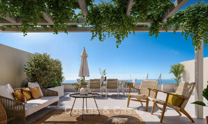 Hermosos apartamentos modernos con vistas panorámicas en venta en Benalmádena, Costa del Sol 794886